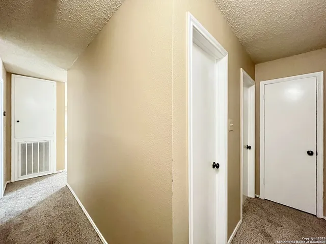 a view of closet area