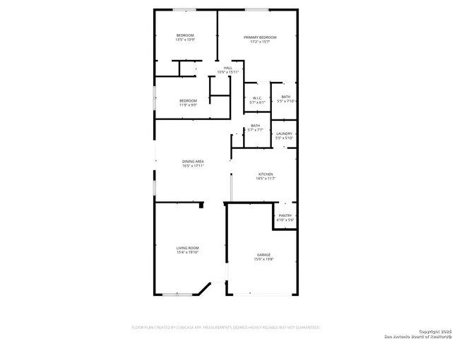 a picture of a room with a bench and a wooden floor