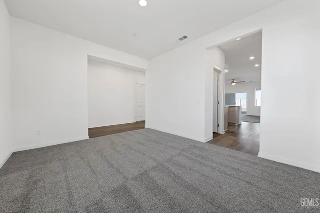 a view of empty room