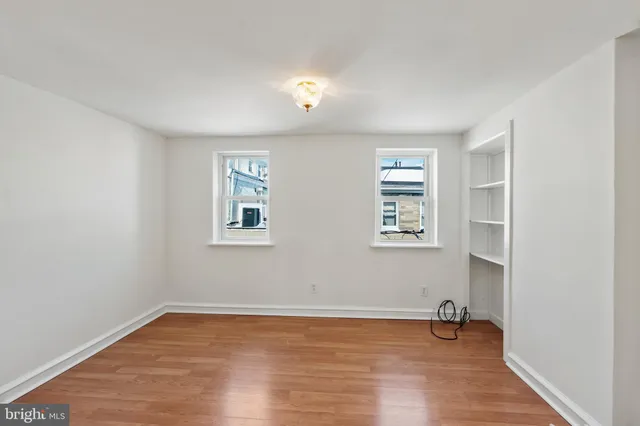 wooden floor in a room