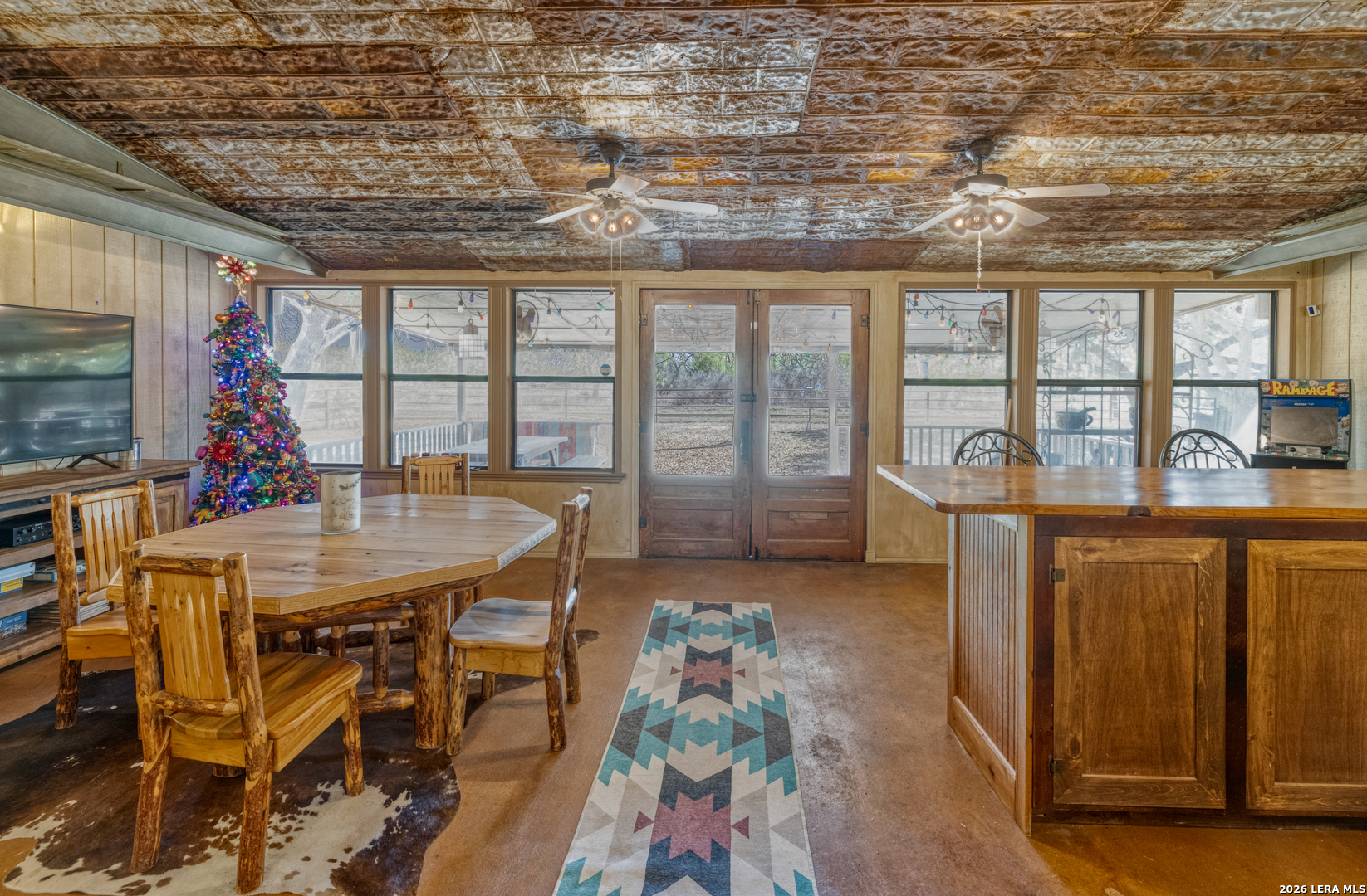 160 Beavers Trail Uvalde, TX 78801 - Photo 12 of 53 a view of a dining room with furniture window and outside view