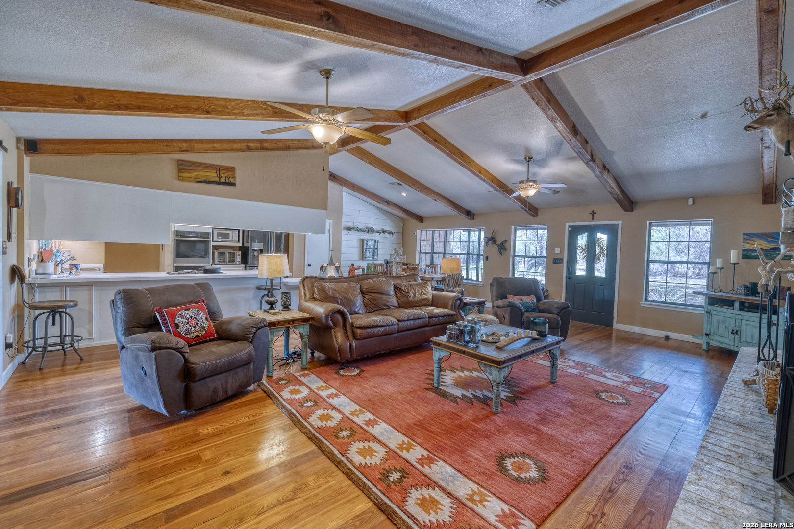 160 Beavers Trail Uvalde, TX 78801 - Photo 4 of 53 a living room with furniture and wooden floor