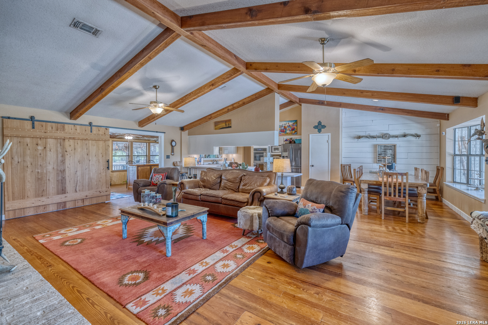 160 Beavers Trail Uvalde, TX 78801 - Photo 8 of 53 a living room with furniture rug and wooden floor