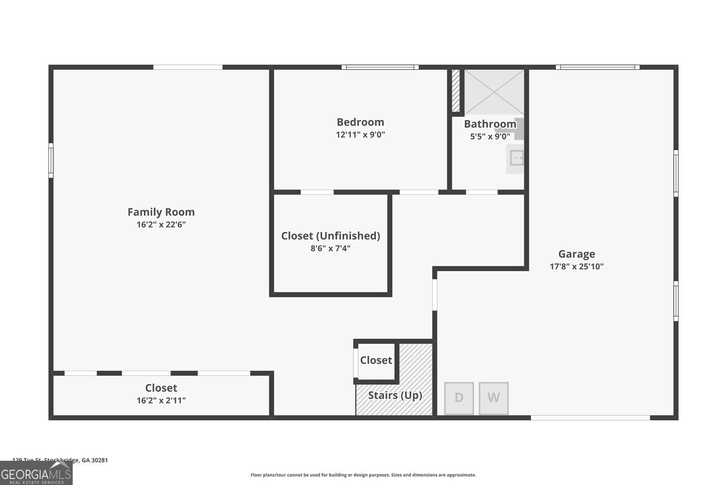 129 Tye Street Stockbridge, GA 30281 - Photo 25 of 27 a picture of a floor plan