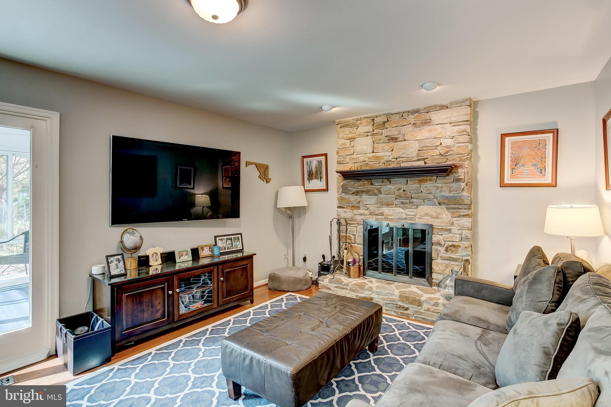 15925 York Road Sparks, MD 21152 - Photo 20 of 51 Family Room with wood burning fireplace