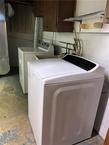 a view of storage and utility room