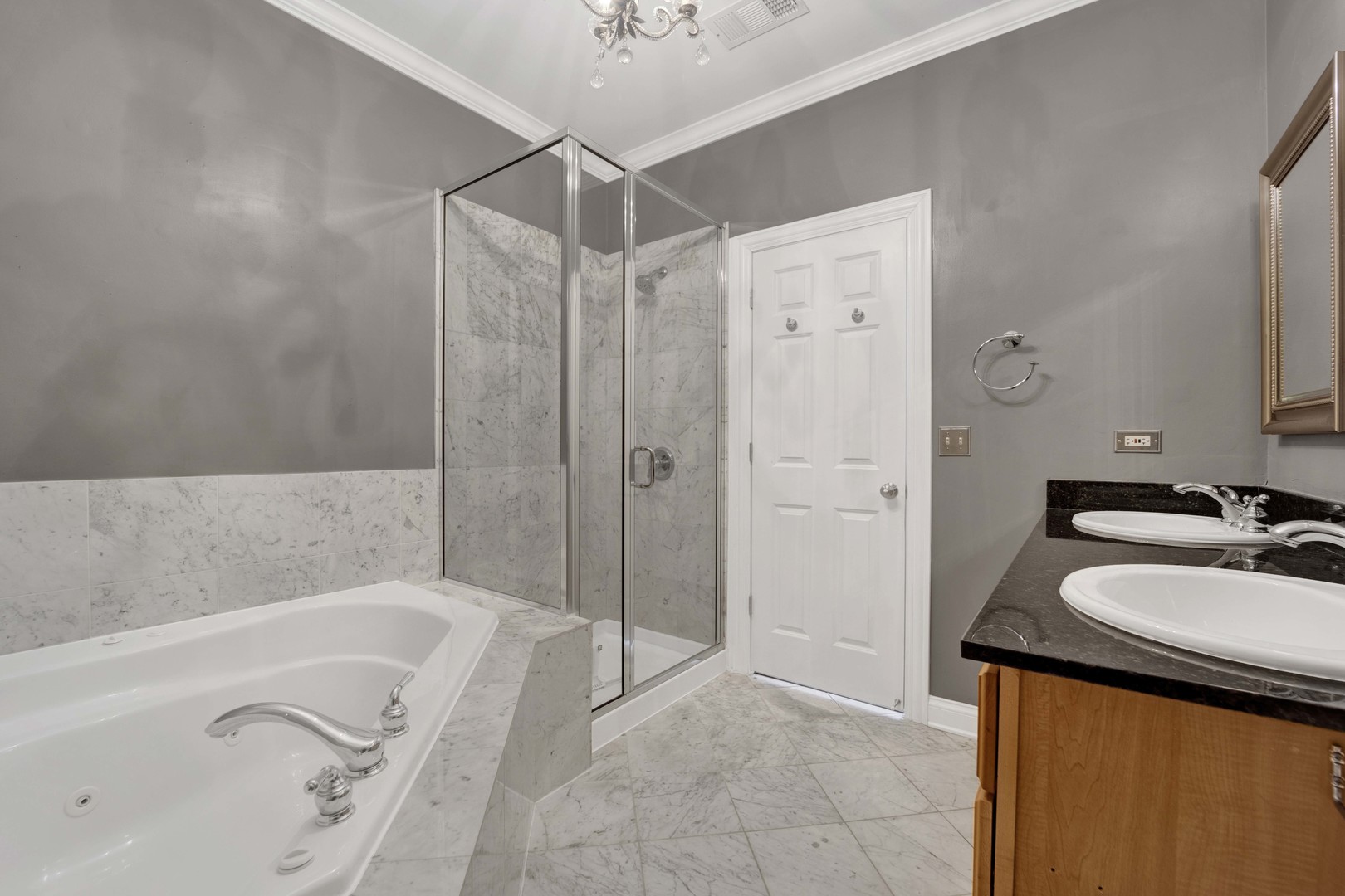 4543 North Malden Street, Unit 2N Chicago, IL 60640 - Photo 21 of 25 a bathroom with a tub sink and mirror