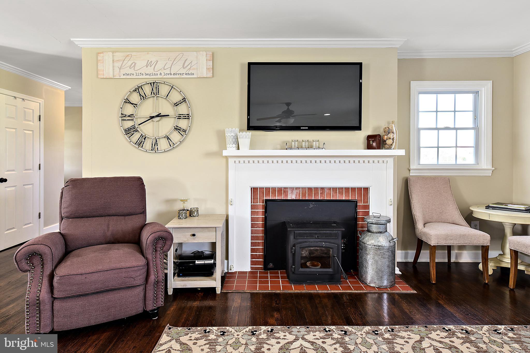 10045 Friendship Road Berlin, MD 21811 - Photo 16 of 45 Pellet Stove in Living Room