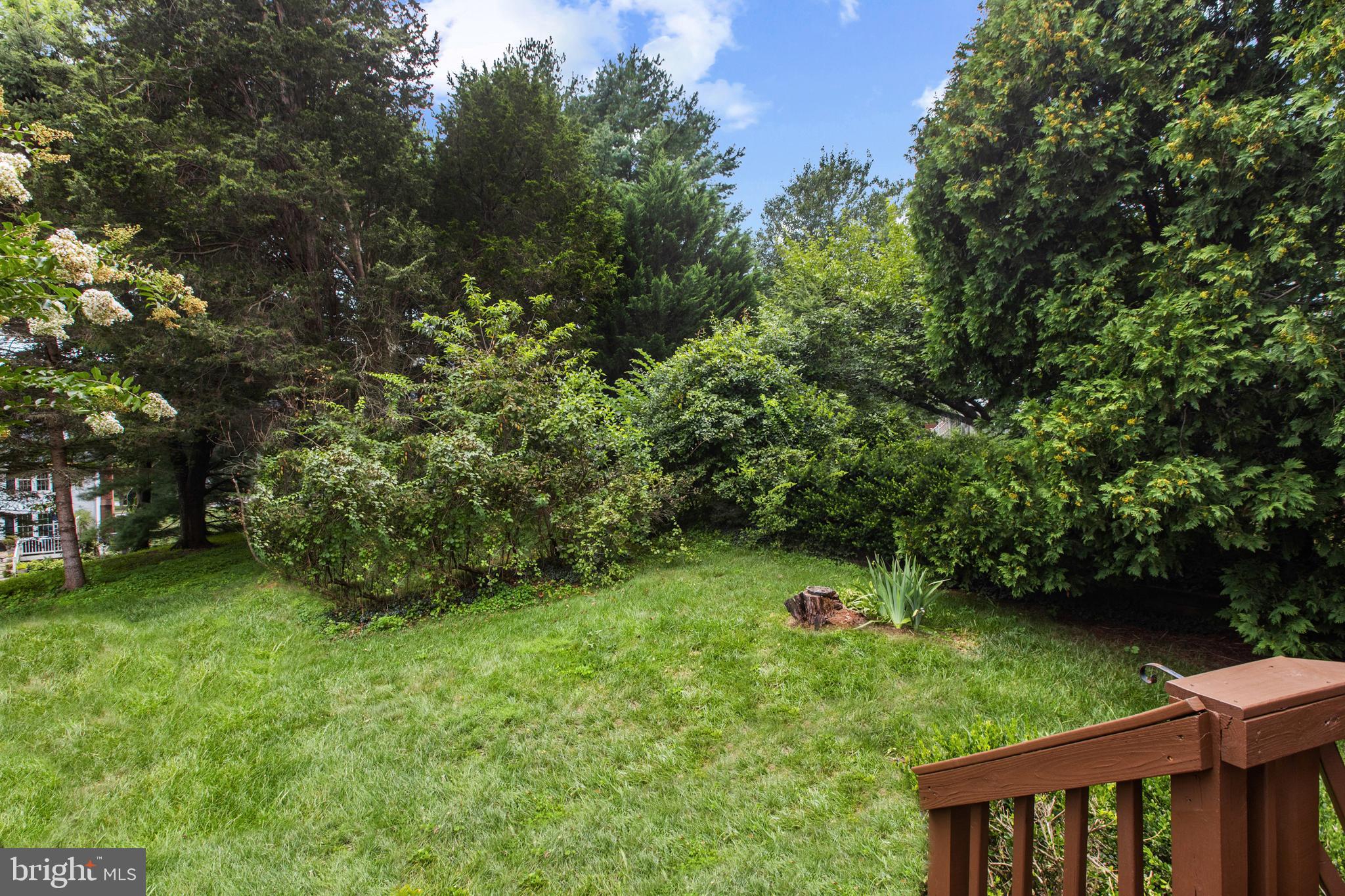 741 Burgh Westra Way Abingdon, MD 21009 - Photo 44 of 48 a backyard of a house with lots of green space