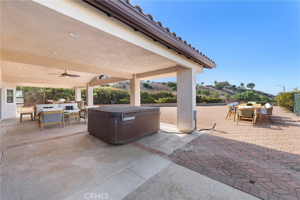2847 Calle Heraldo San Clemente, CA 92673 - Photo 16 of 16 View of the spacious ocean view backyard with plenty of room to entertain or relax. *Virtual staging was done on this photo.