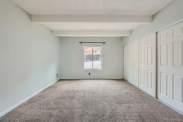a view of a window in an empty room