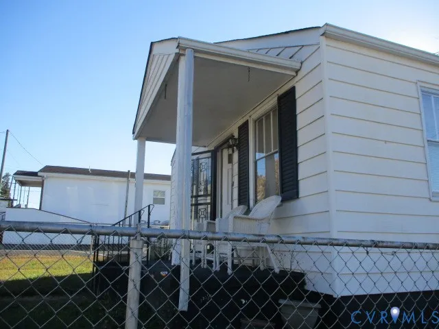 a view of a house with a balcony