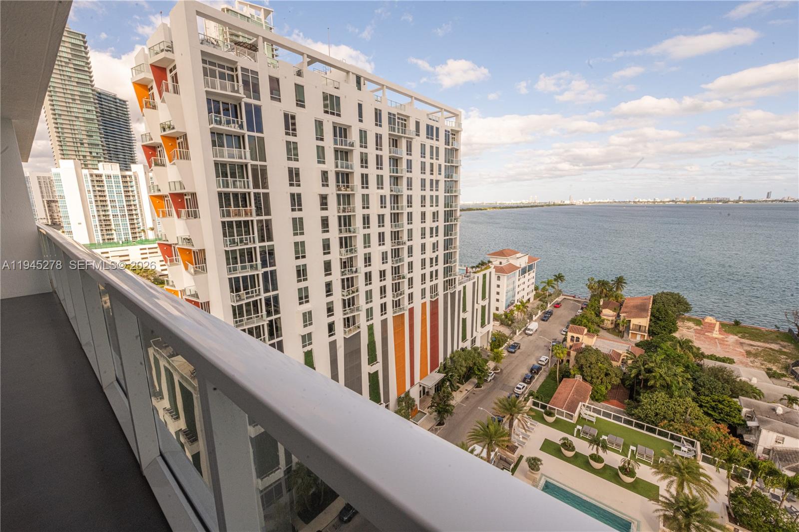 600 Northeast 27th Street, Unit 1602 Miami, FL 33137 - Photo 6 of 34 a view of balcony with ocean view