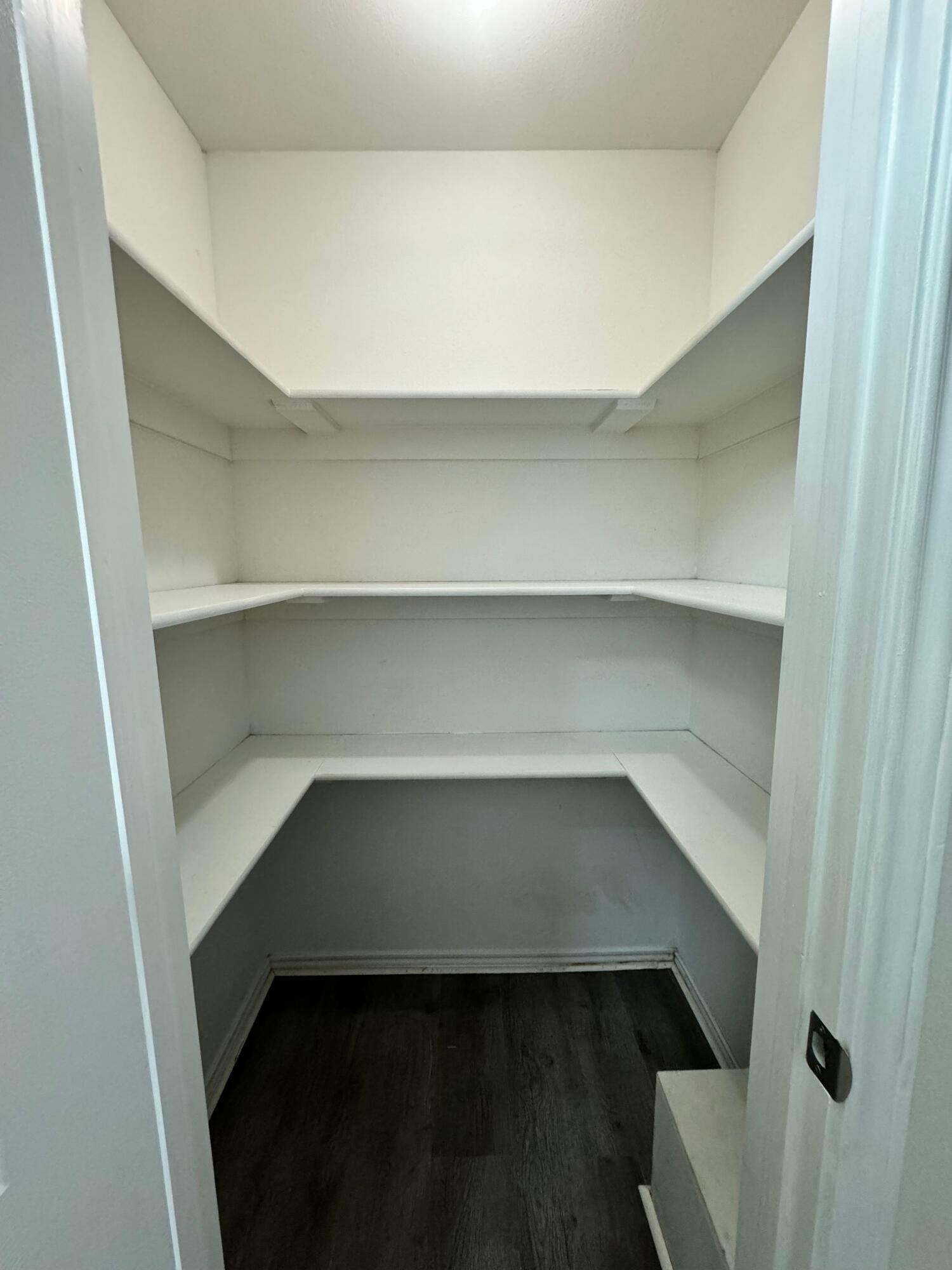 4411-2 Kemper Street Lubbock, TX 79416 - Photo 6 of 14 a view of walk in closet with empty racks