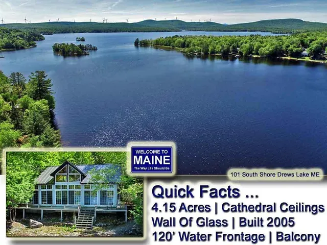 $499,500 | 101 South South Shore Road, Linneus, ME 04730