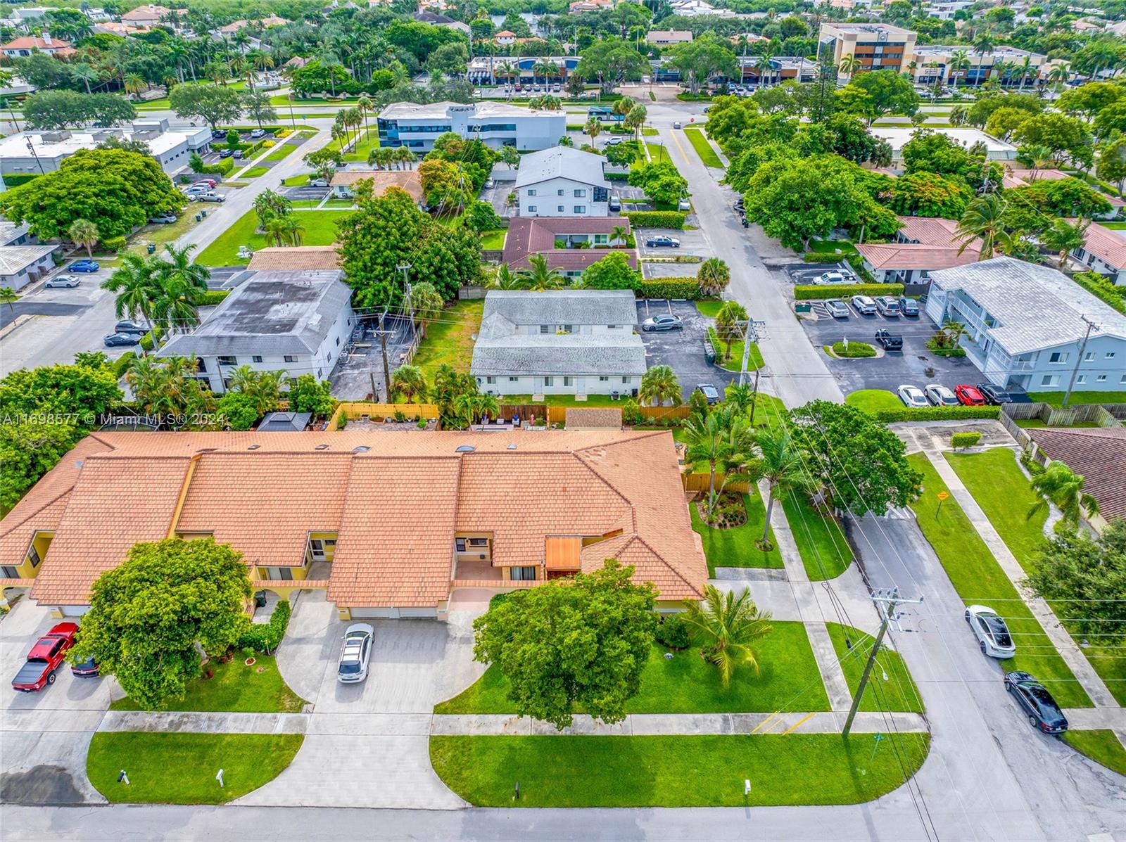 4440 Northeast 5th Avenue Boca Raton, FL 33431 - Photo 36 of 50 an aerial view of a house with a garden and lake view