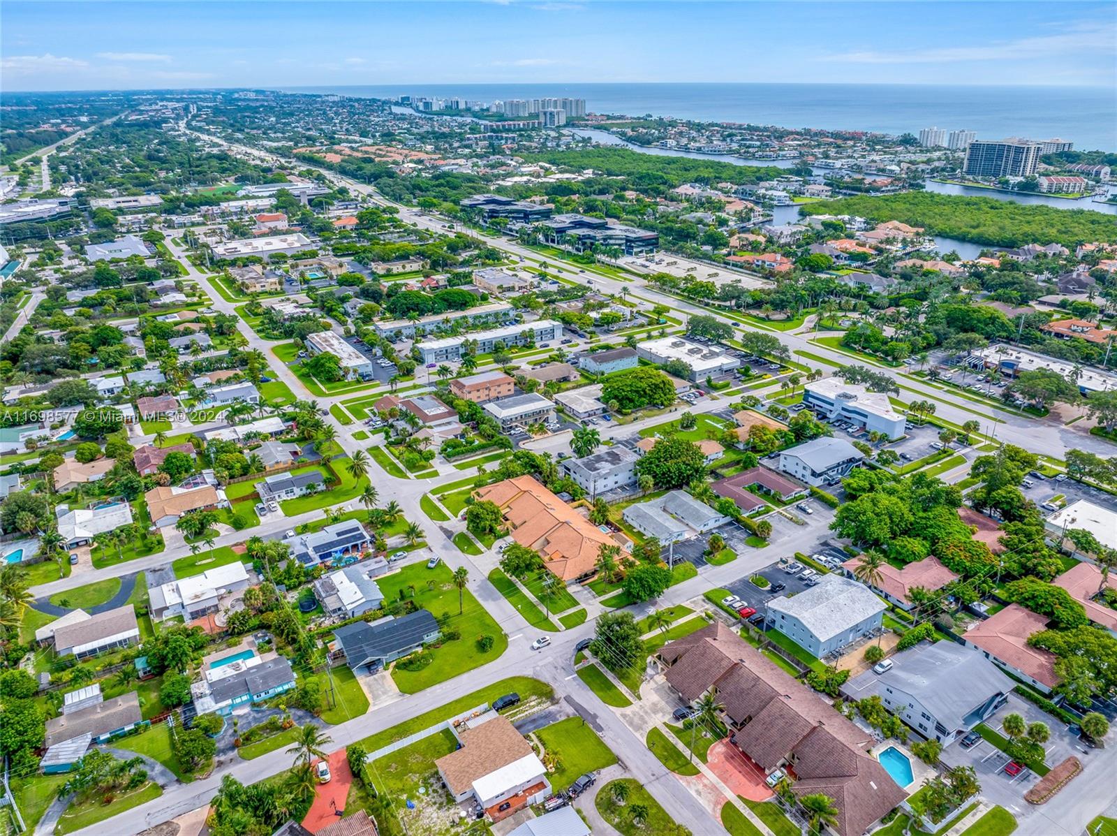 4440 Northeast 5th Avenue Boca Raton, FL 33431 - Photo 47 of 50 an aerial view of residential houses with outdoor space and street view