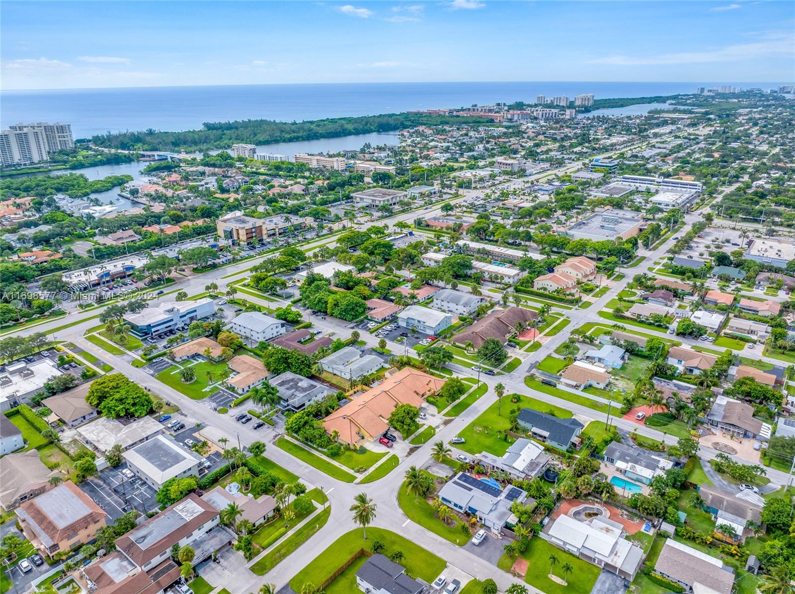 4440 Northeast 5th Avenue Boca Raton, FL 33431 - Photo 48 of 50 an aerial view of residential houses with outdoor space