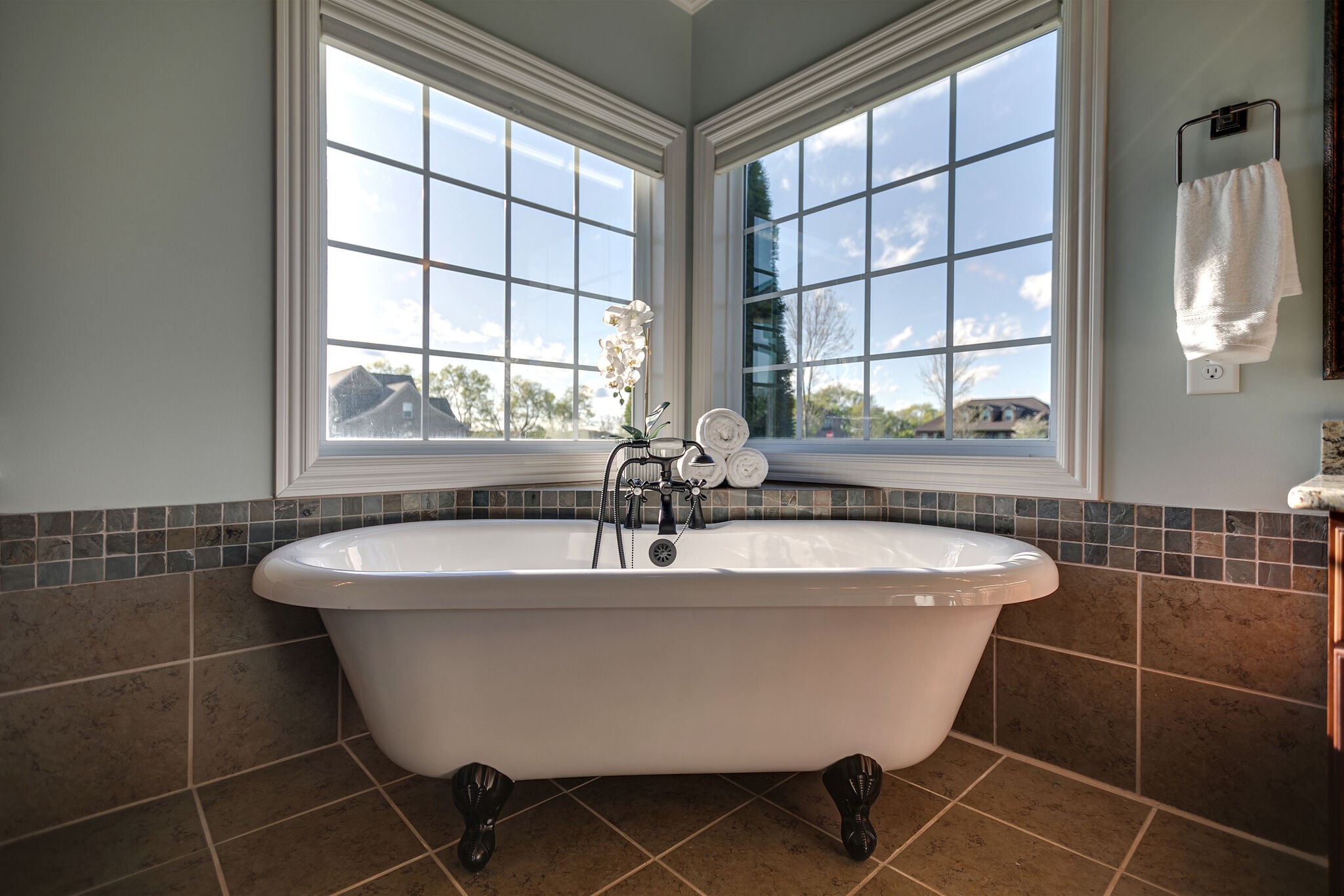 2104 Berry Patch Road Thompson's Station, TN 37064 - Photo 28 of 50 a white bath tub sitting in front of a window