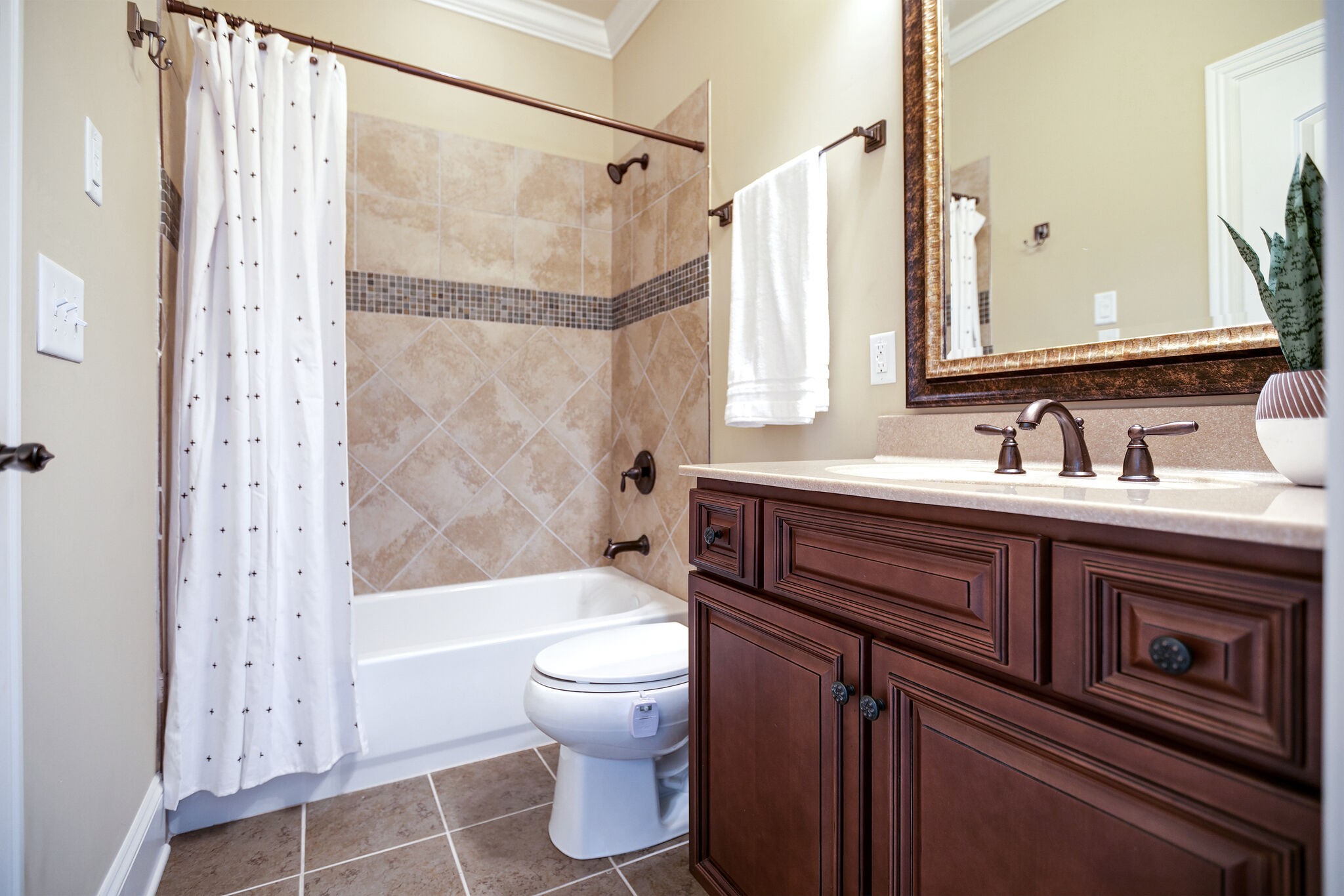 2104 Berry Patch Road Thompson's Station, TN 37064 - Photo 39 of 50 a bathroom with a sink a toilet and a mirror