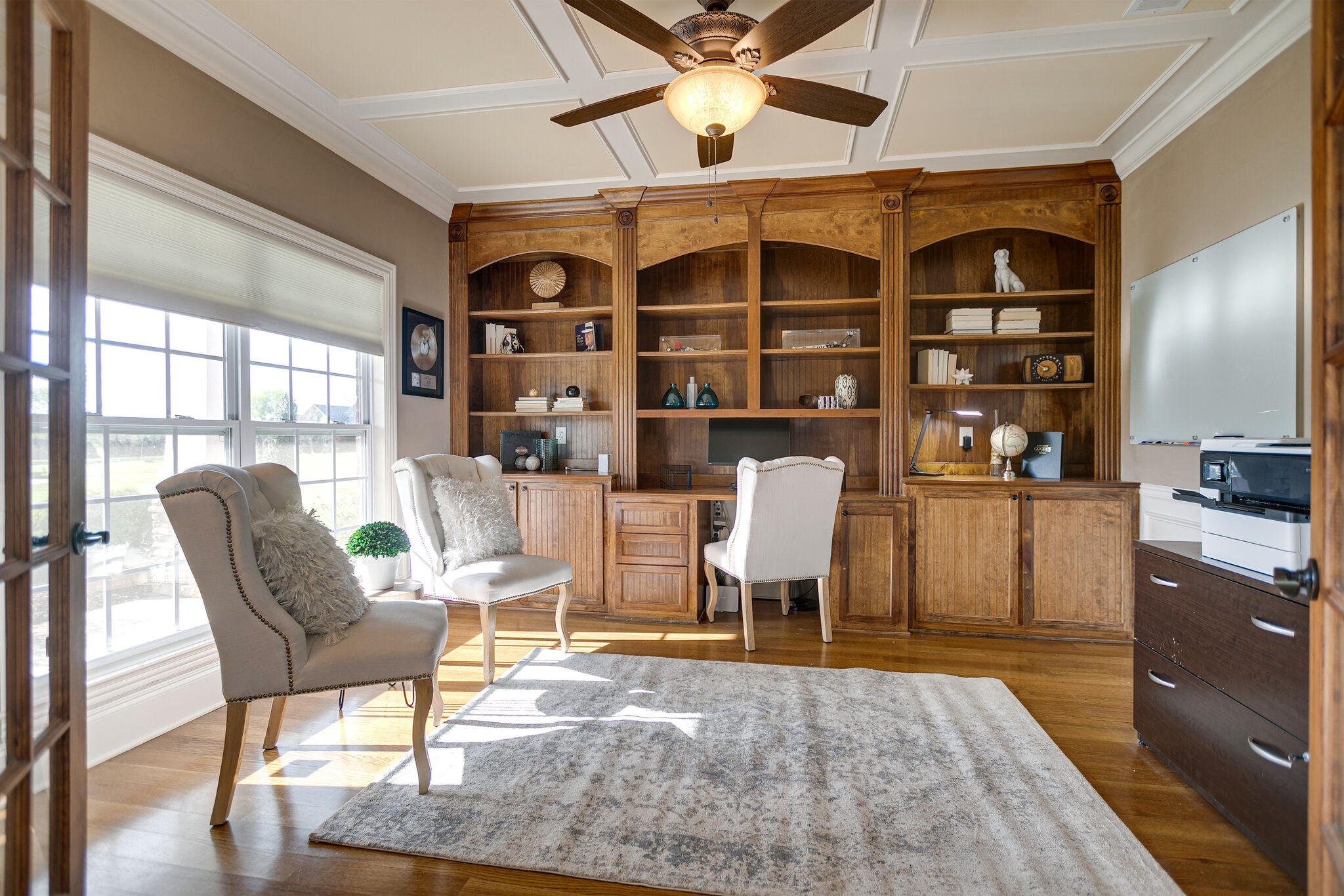 2104 Berry Patch Road Thompson's Station, TN 37064 - Photo 8 of 50 a living room with furniture a dining table and chairs with wooden floor