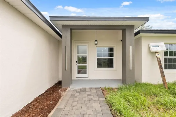 a view of front door of a house
