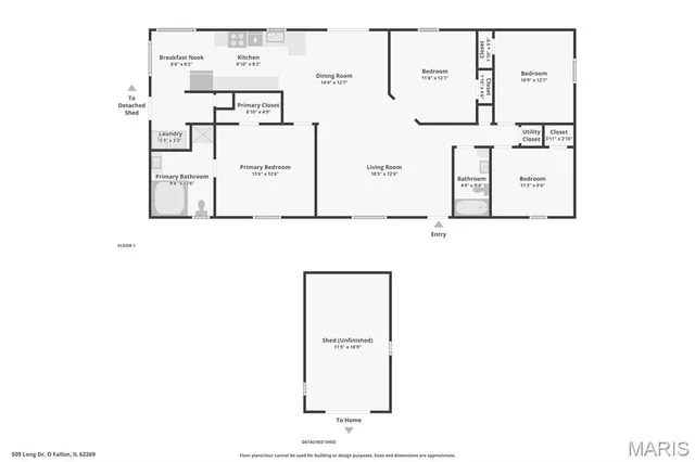 $269,900 | 509 Long Drive, O'Fallon, IL 62269
