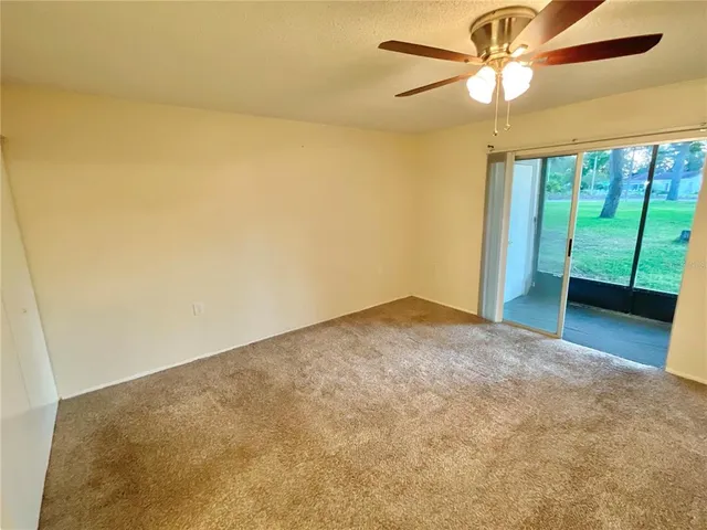 view of empty room with window