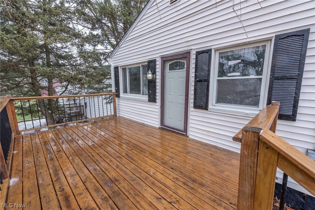 805 Gougler Road Akron, OH 44319 - Photo 4 of 21 View of wooden terrace