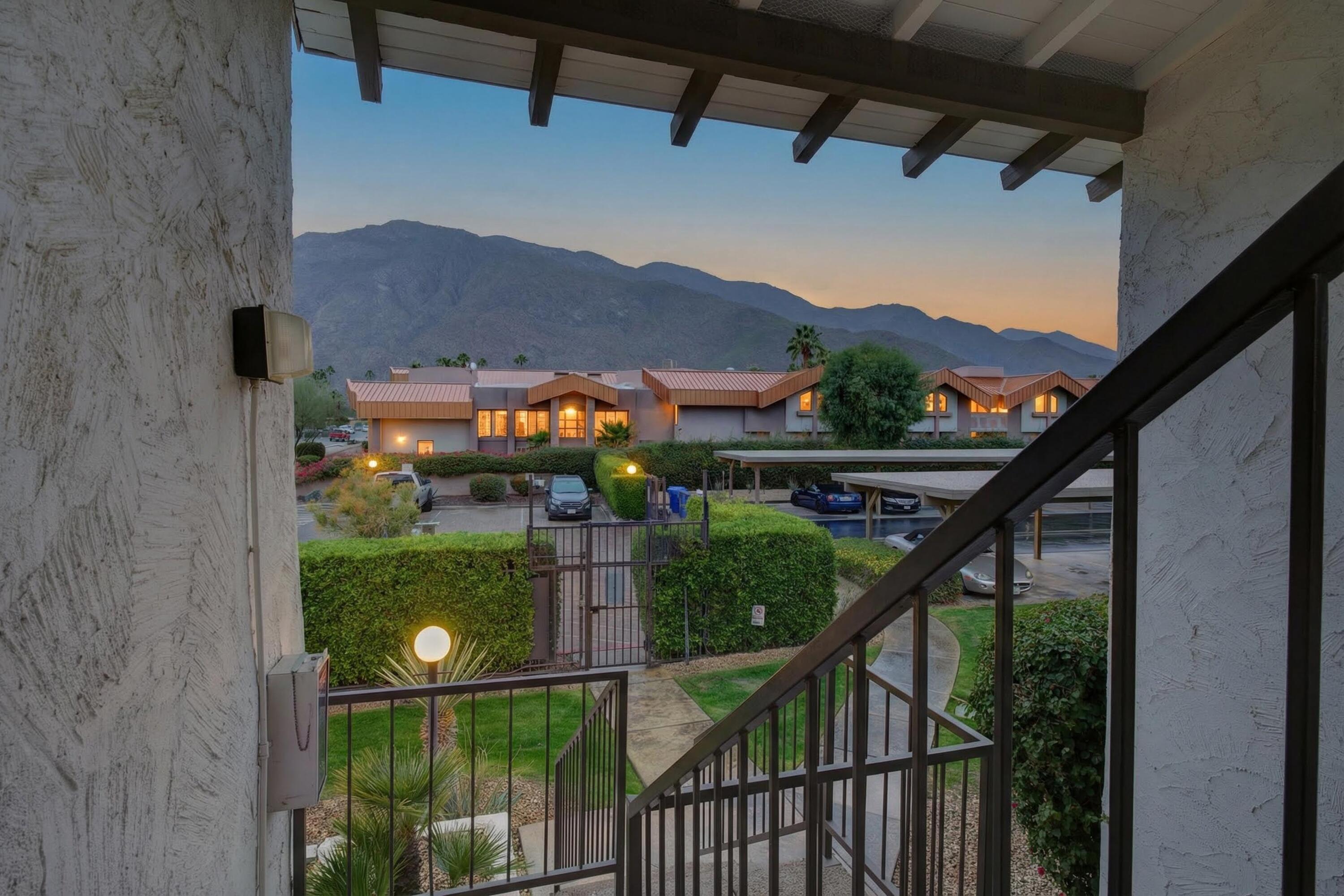 1050 Ramon Road, Unit 127 Palm Springs, CA 92264 - Photo 24 of 29 a view of a balcony