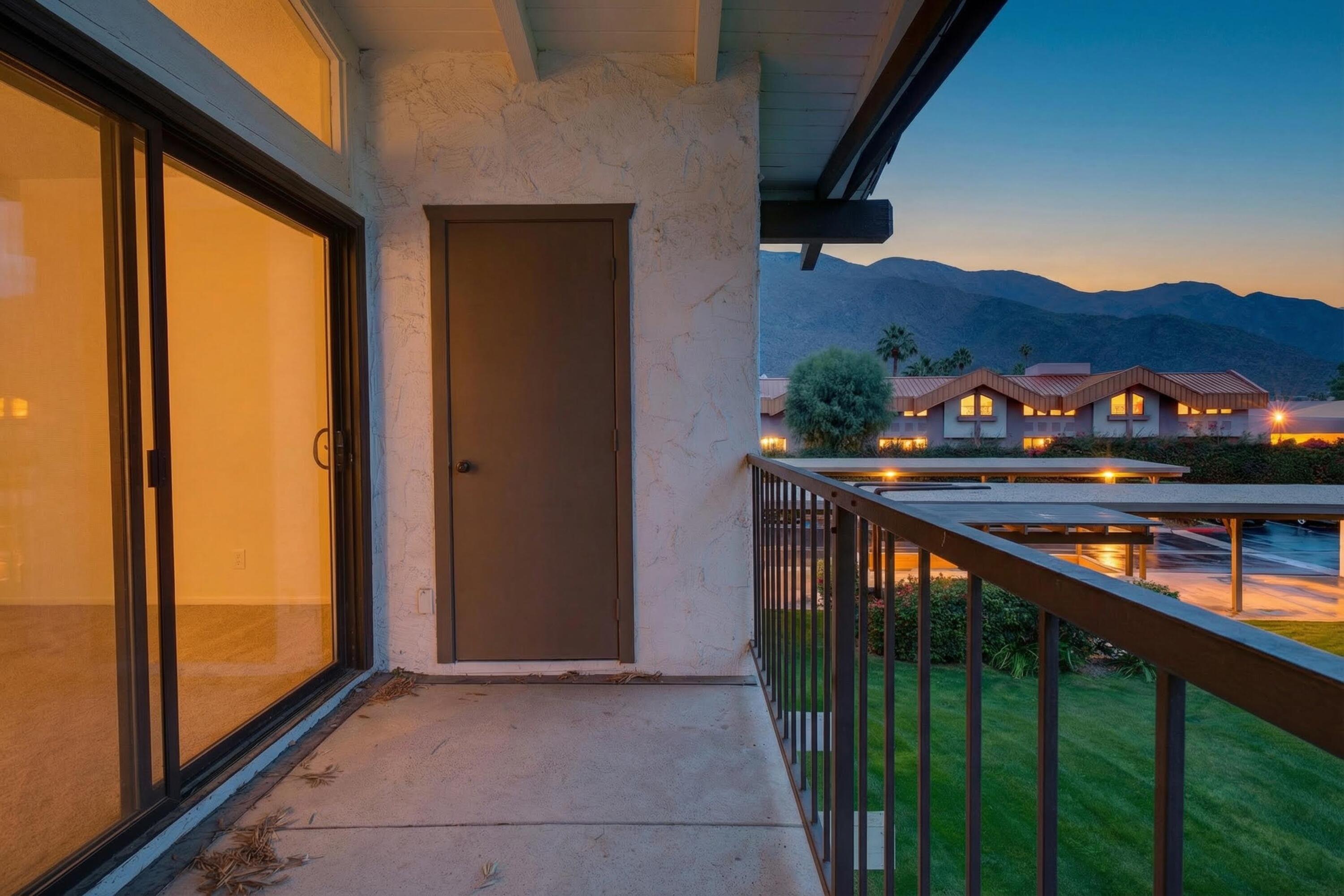 1050 Ramon Road, Unit 127 Palm Springs, CA 92264 - Photo 6 of 29 a view of street from balcony