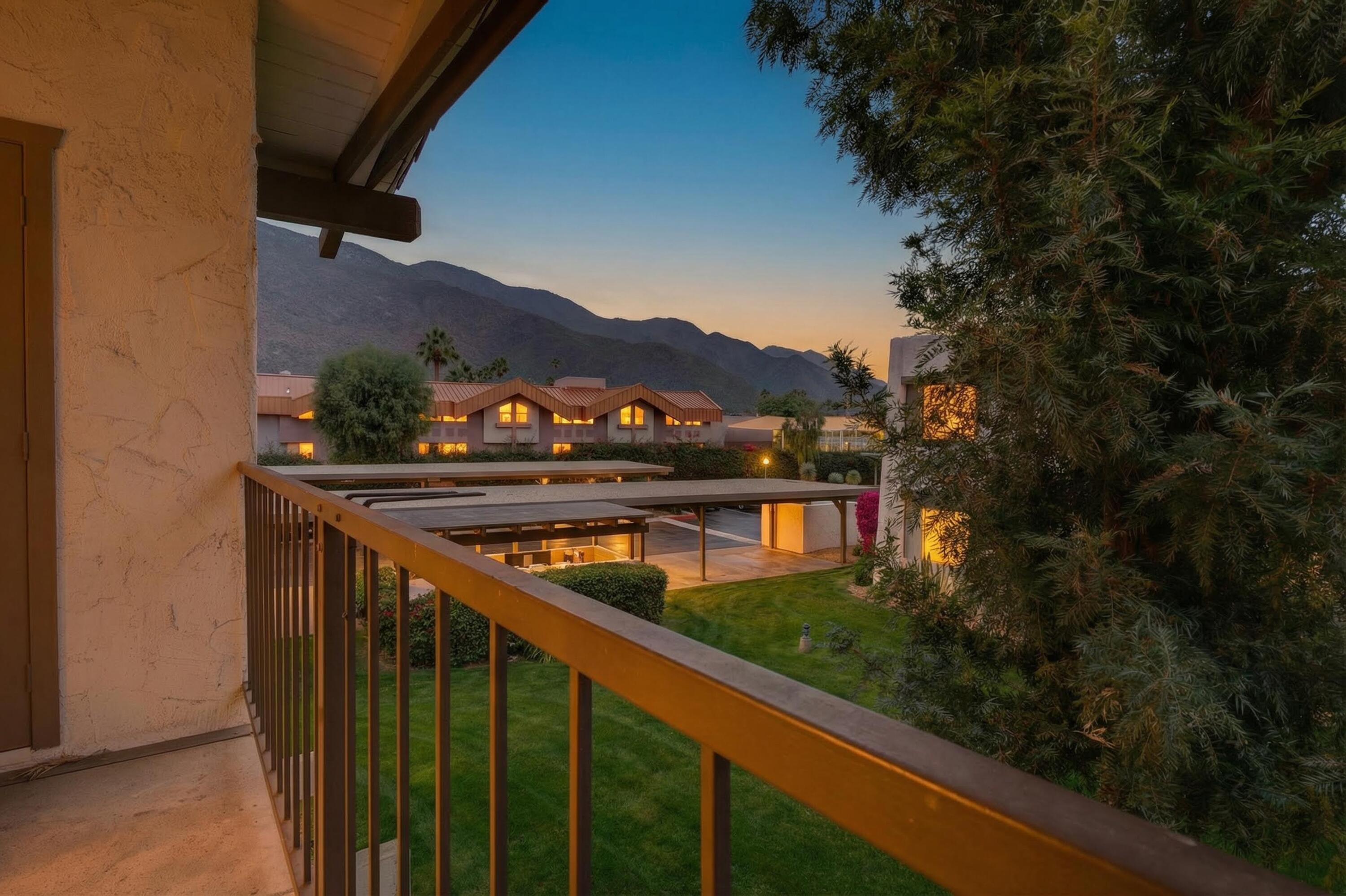 1050 Ramon Road, Unit 127 Palm Springs, CA 92264 - Photo 8 of 29 a view of swimming pool from a balcony