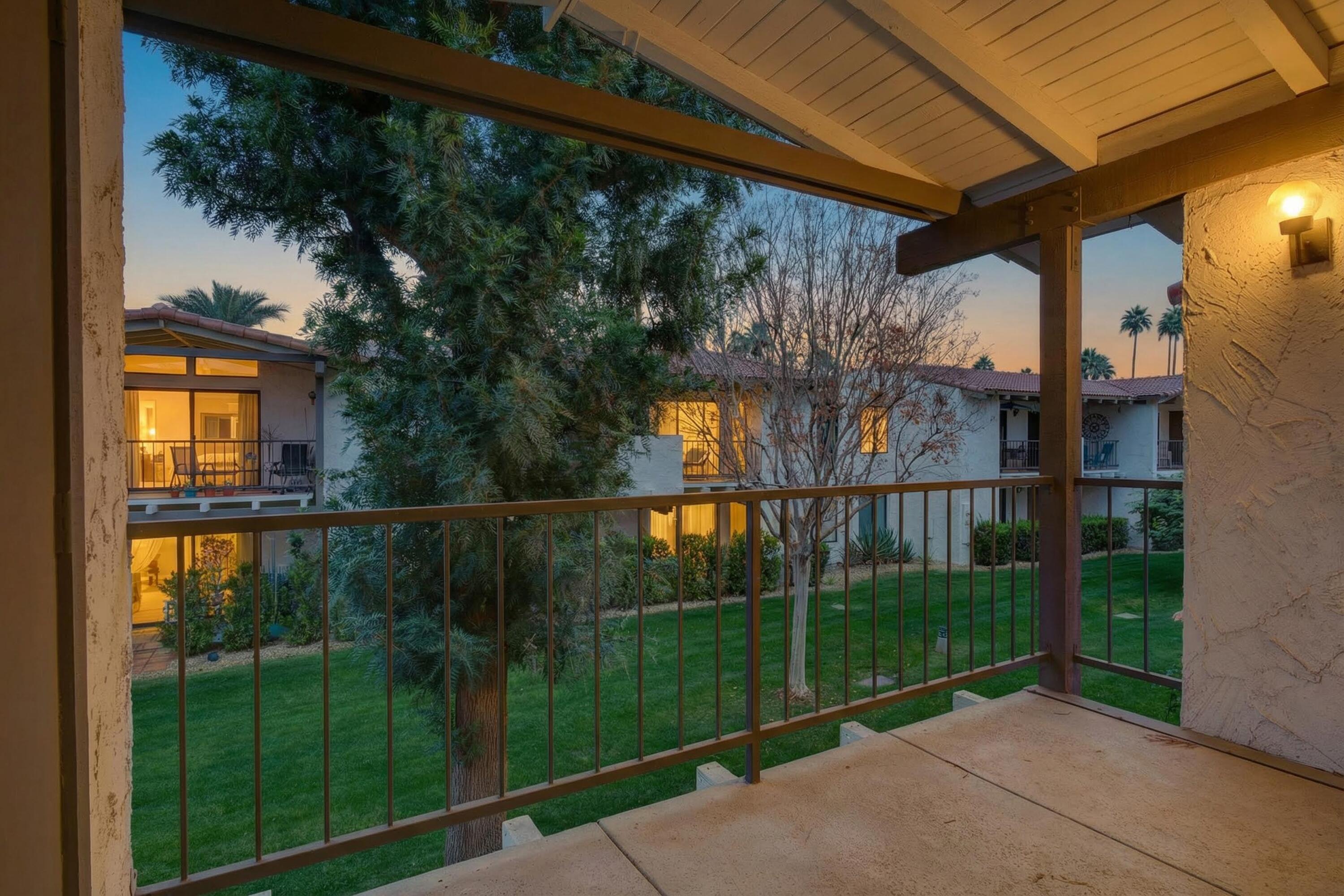 1050 Ramon Road, Unit 127 Palm Springs, CA 92264 - Photo 9 of 29 a view of a balcony