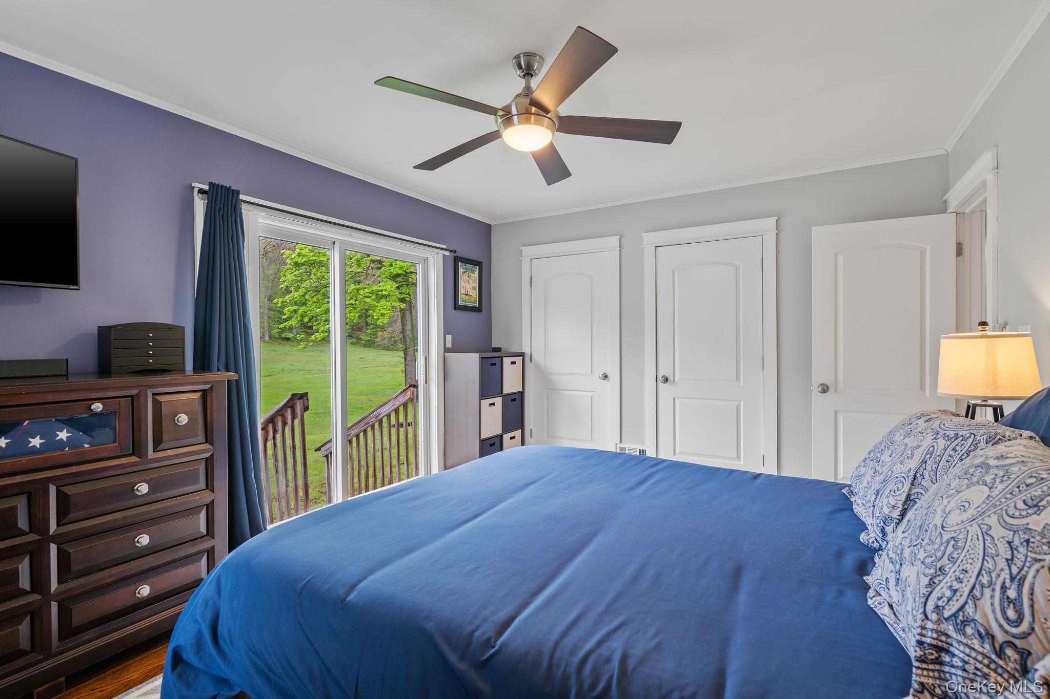 1327 County Rte 17 Montgomery, NY 12549 - Photo 16 of 37 a bedroom with a bed and a flat screen tv