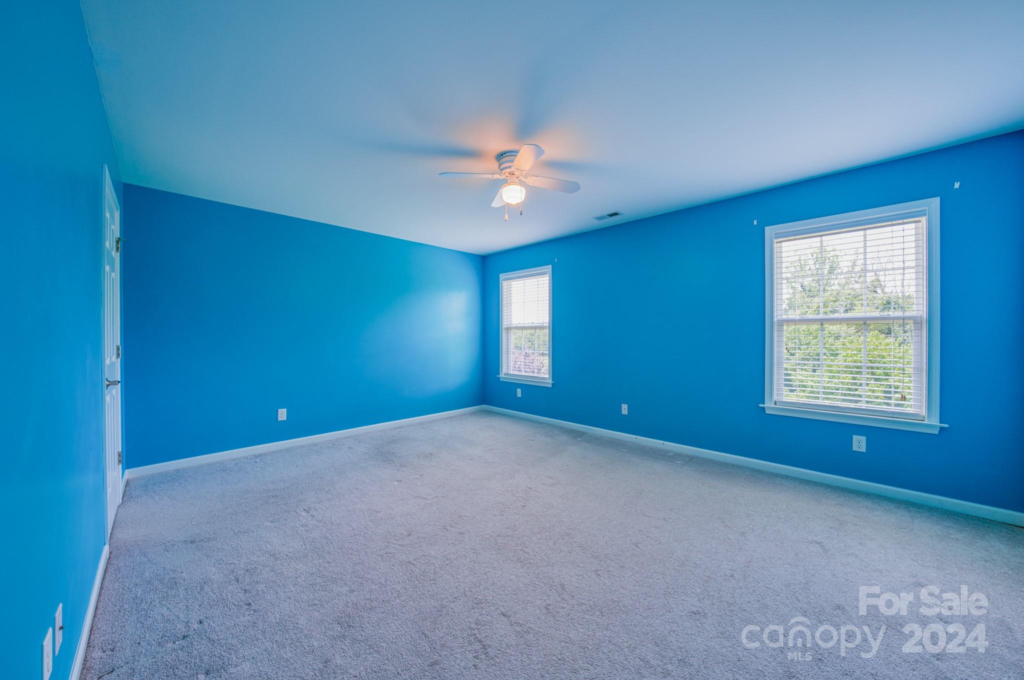 234 Roanoke Road Fletcher, NC 28732 - Photo 17 of 24 an empty room with windows and fan