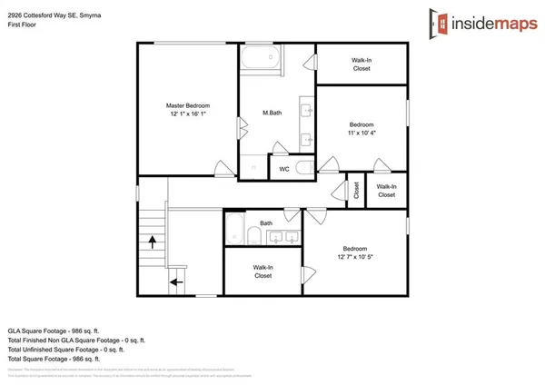 $2,700 | 2926 Cottesford Way Southeast, Smyrna, GA 30080