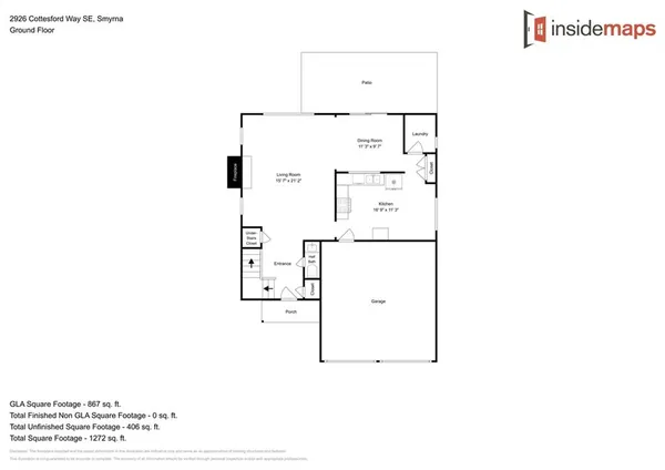 $2,700 | 2926 Cottesford Way Southeast, Smyrna, GA 30080