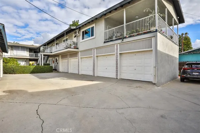 a view of a car garage