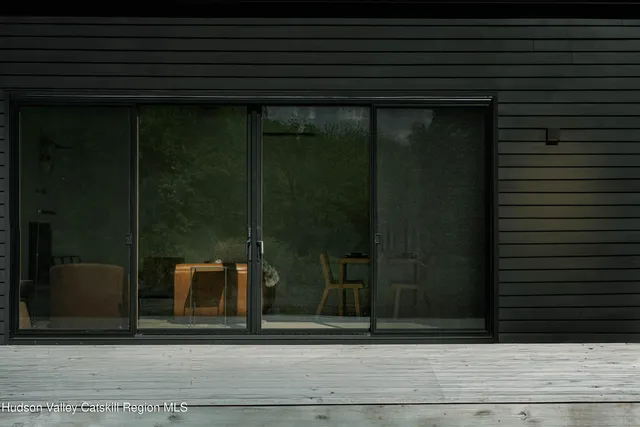 a view of a door of the house