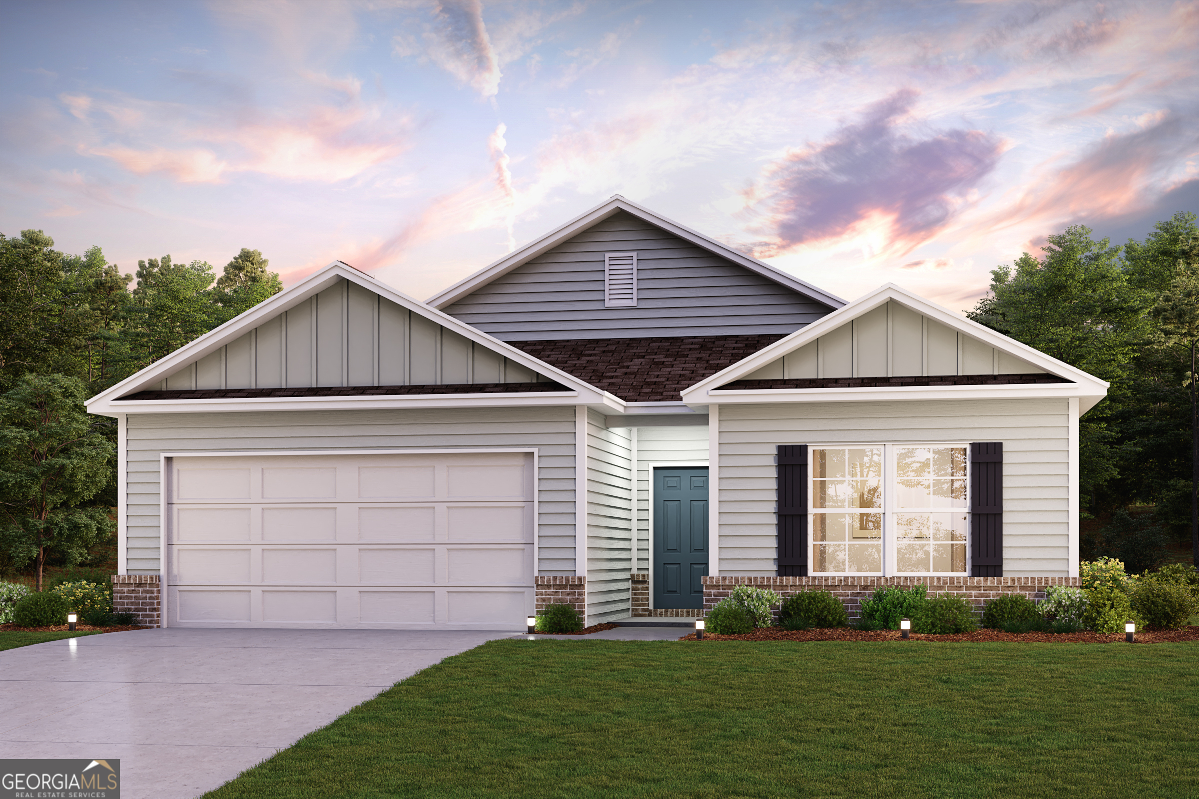 126 Rindle Trace St. Marys, GA 31558 - Photo 1 of 1 a front view of a house with garden