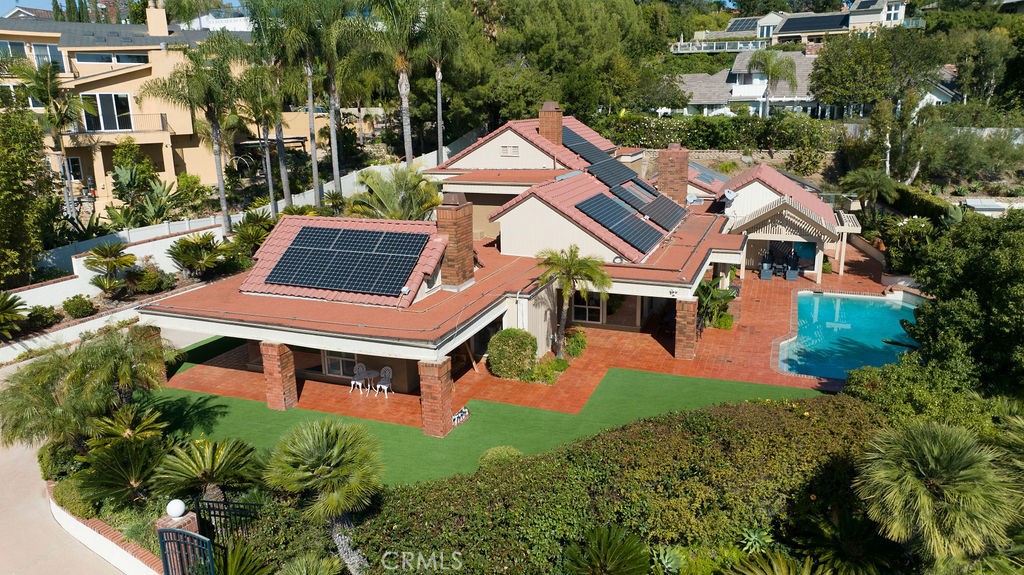 18811 Ridgeview Circle Villa Park, CA 92861 - Photo 2 of 34 an aerial view of a house with a garden