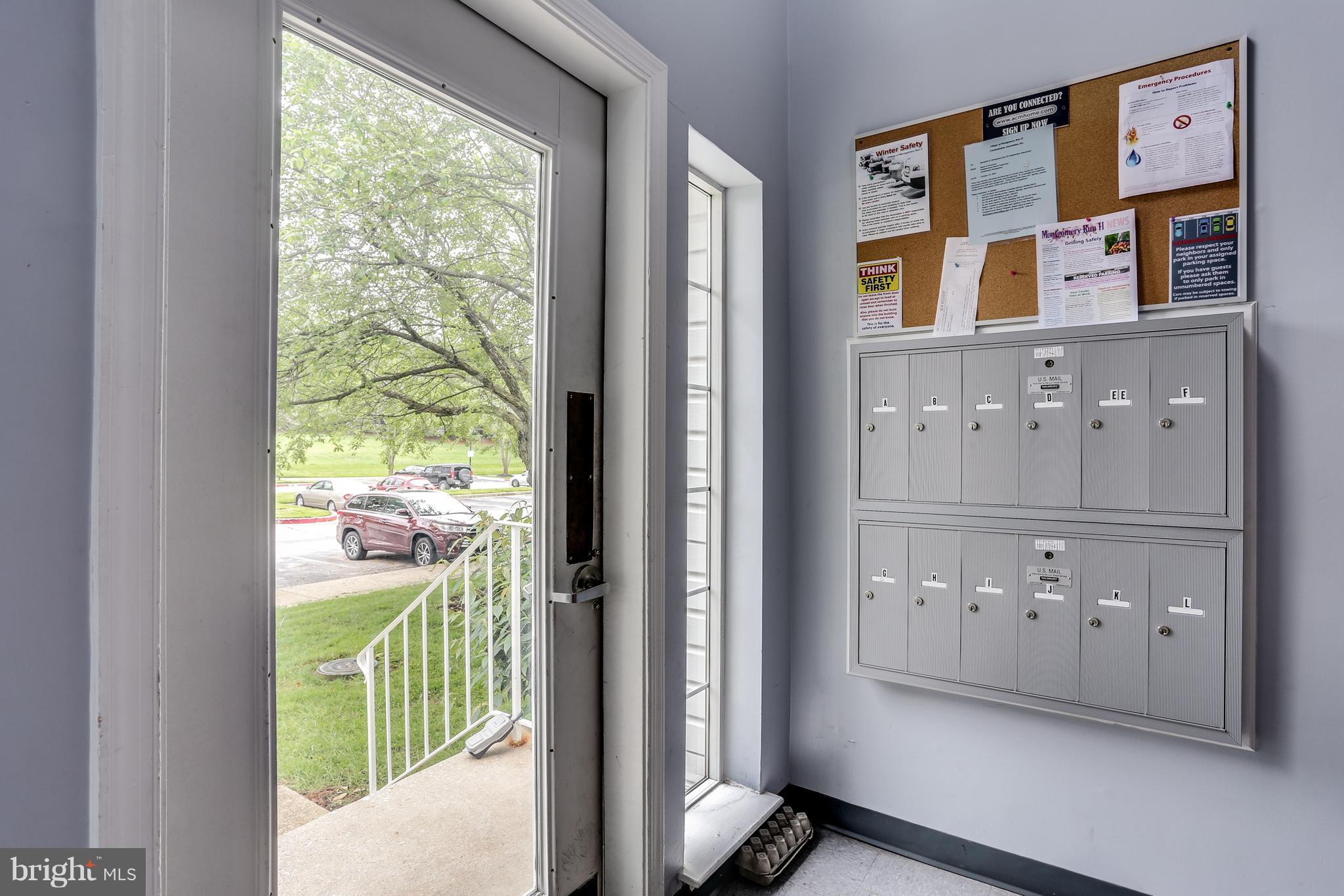 8589 Falls Run Road, Unit D Ellicott City, MD 21043 - Photo 3 of 24 Interior Secured Building with Mailboxes