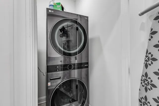 a front view of a building