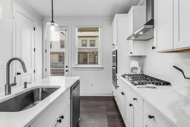 a view of a house with a deck