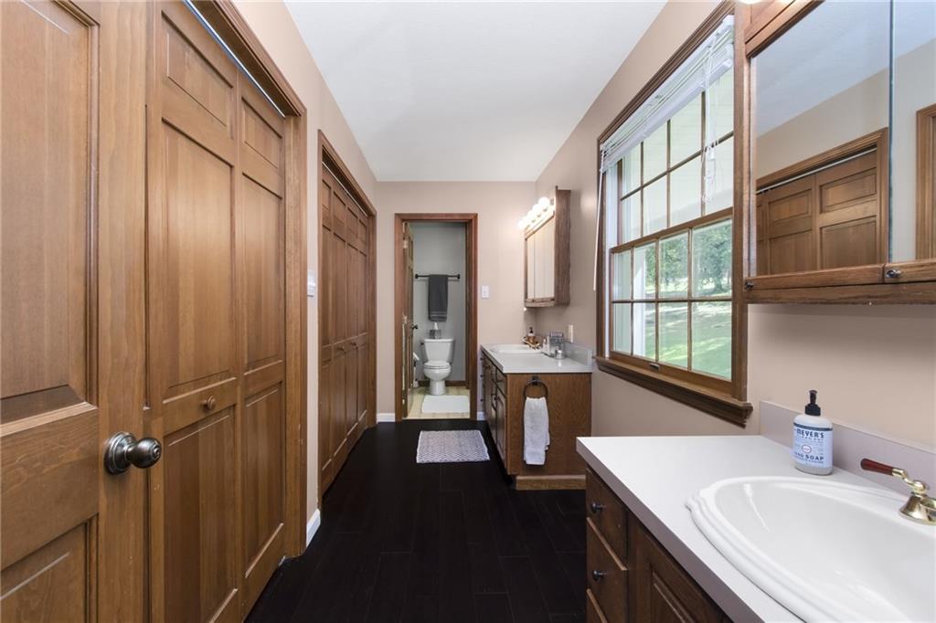 276 Oakville Road Beaver Falls, PA 15010 - Photo 13 of 25 The master suite features 3 closets & an attached bath with twin sinks.