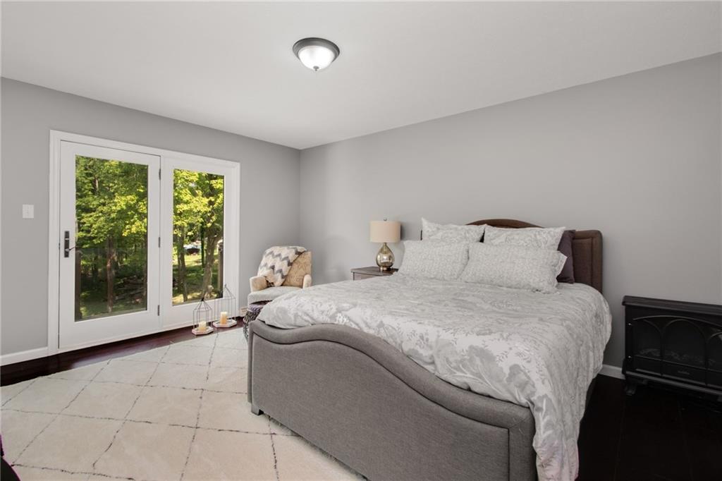 276 Oakville Road Beaver Falls, PA 15010 - Photo 16 of 25 Bedroom with bamboo floors & balcony access.
