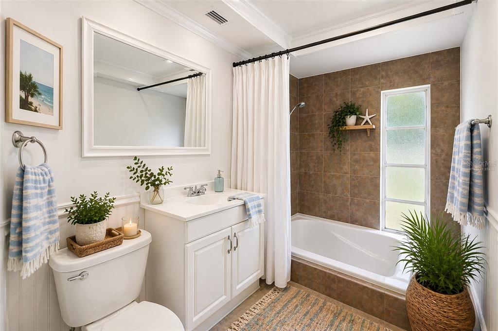 3303 Williamsburg Loop Holiday, FL 34691 - Photo 20 of 31 a bathroom with a sink toilet and shower