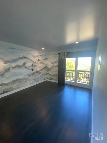 a close view of closet