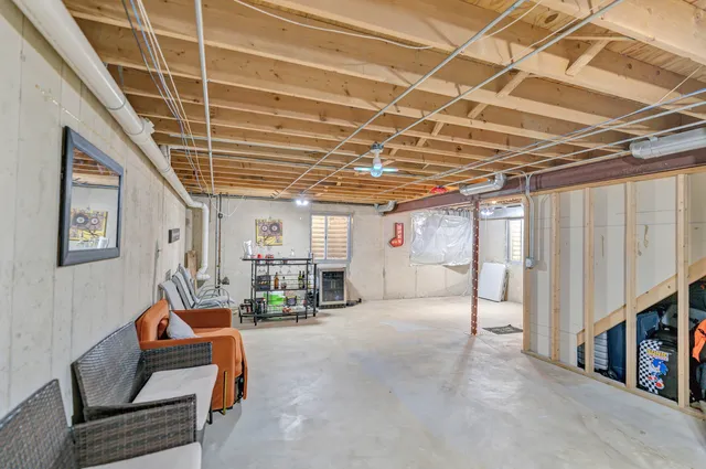 a view of storage and utility room