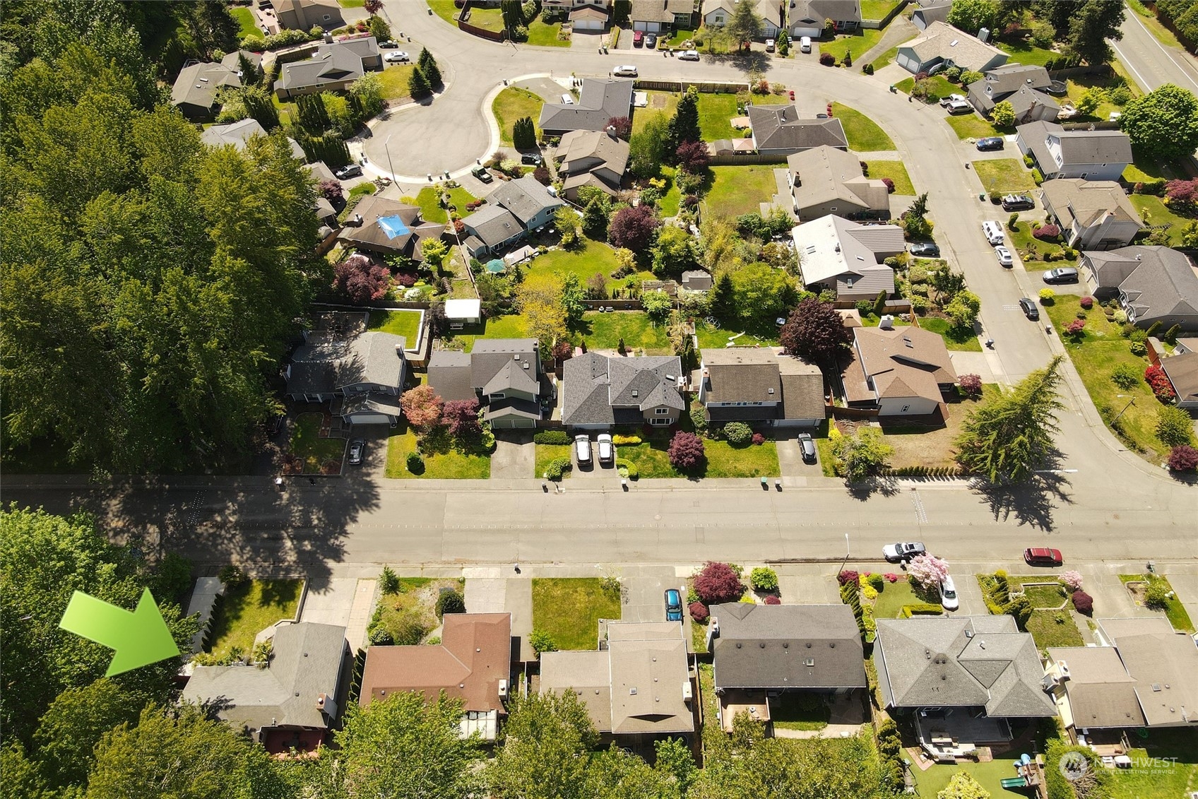 1211 232nd Place Southwest Bothell, WA 98021 - Photo 28 of 30 an aerial view of residential houses with outdoor space
